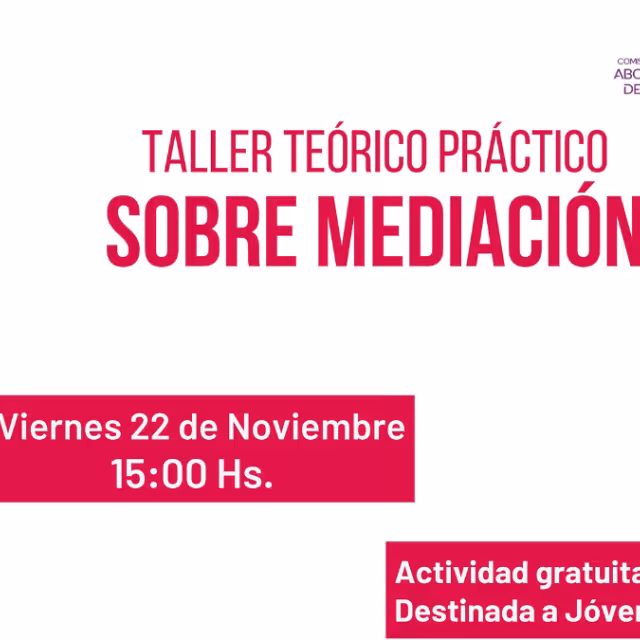 Taller teórico práctico sobre Mediación