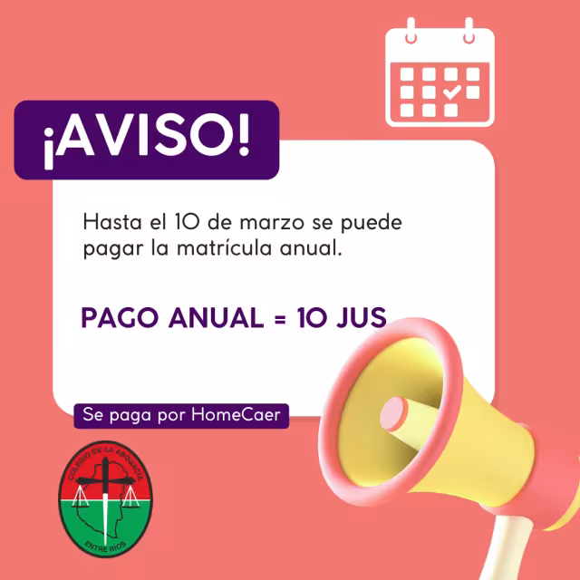 Pago de Matrícula Anual