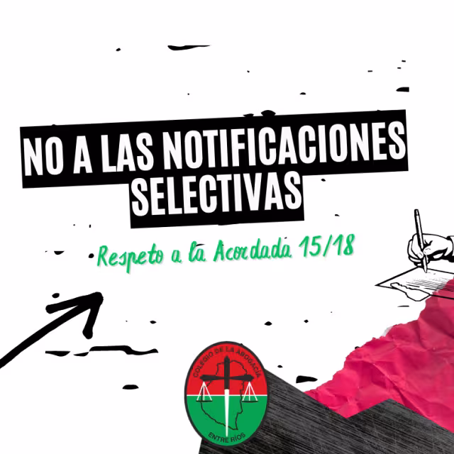 Notificaciones selectivas: un claro retroceso en el servicio de justicia