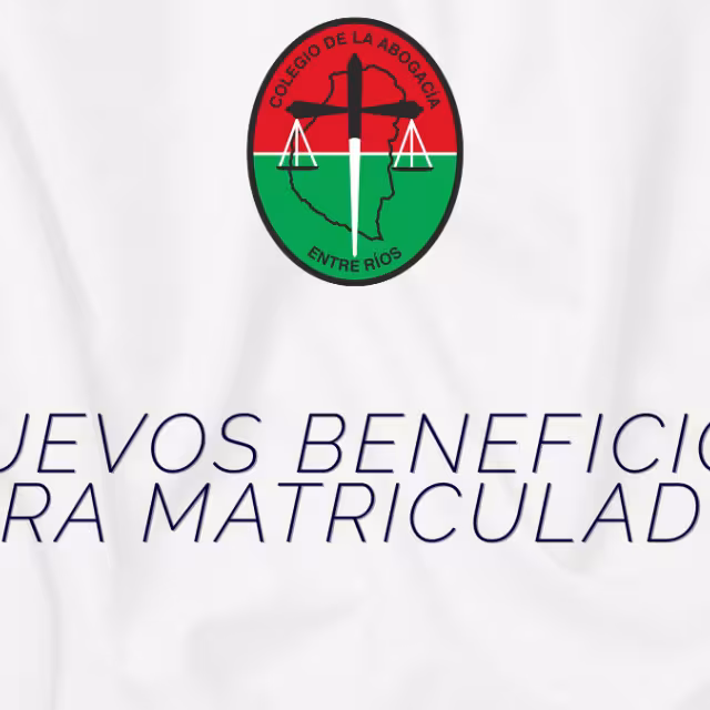 Convenios de Beneficios para matriculados