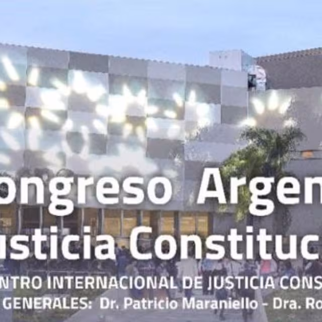 Se realizará el V Congreso Argentino de Justicia Constitucional.