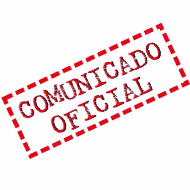 COMUNICADO OFICIAL