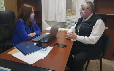 Canavesio se reunió con la diputada Farfán