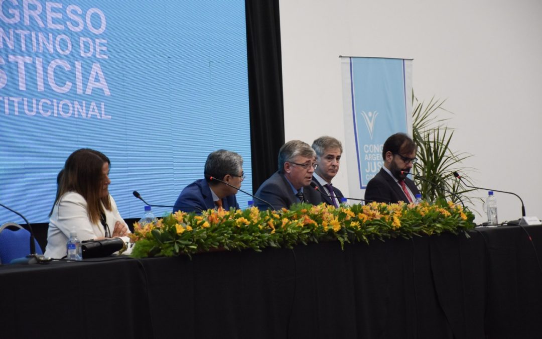El presidente del CAER estuvo presente en la apertura del Congreso Argentino de Justicia Constitucional
