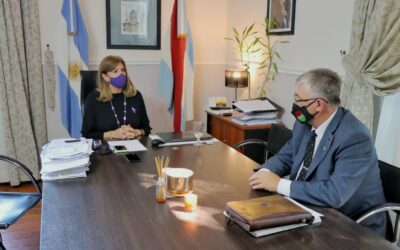 El presidente del Colegio de la Abogacía se reunió con la ministra de Gobierno y Justicia￼