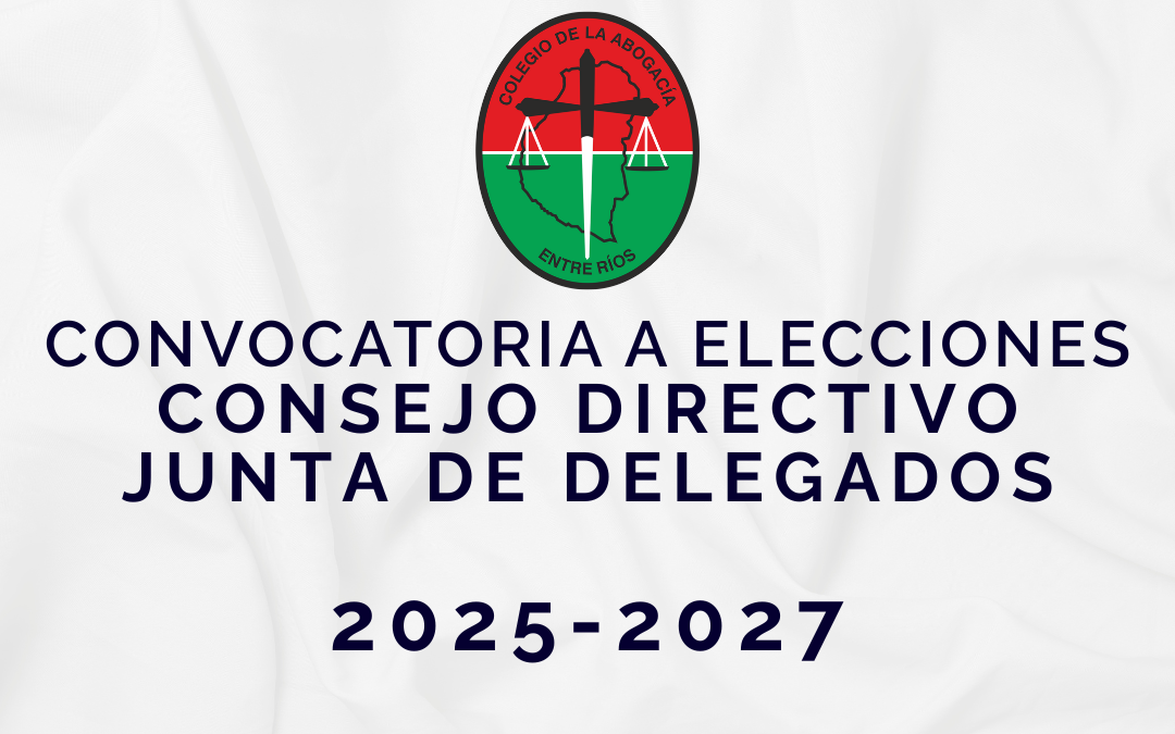 CONVOCATORIA A ELECCIONES 2025-2027